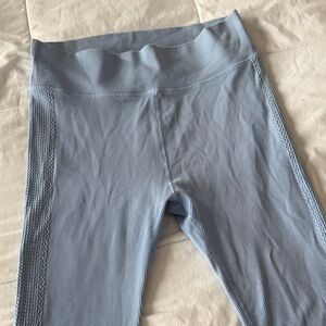 Aerie OFFLINE Pastel Blue Ribbed Leggings